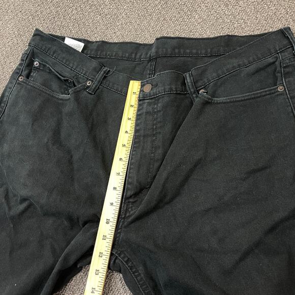 Levis 541 Jean Mens Size 40x32 Black Denim Straight - Picture 2 of 13